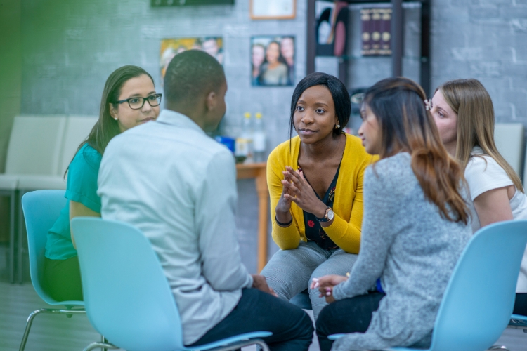 office group talk