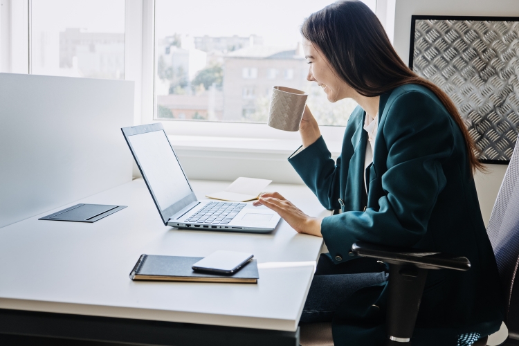 women working in office focus