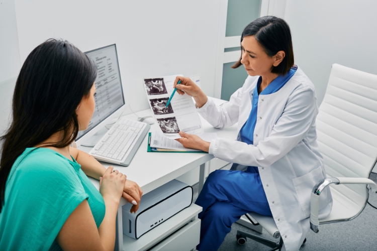 doctor with patient