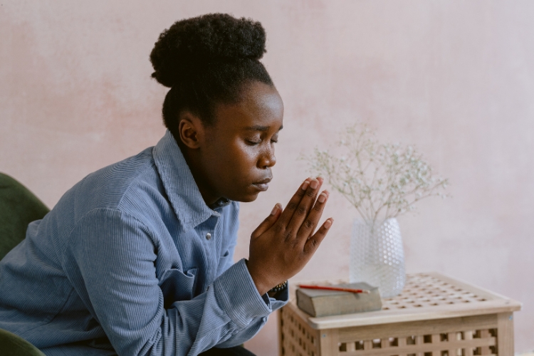 woman sitting